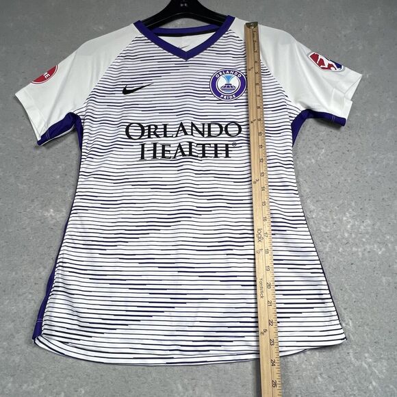 Orlando Pride Soccer Jersey Women’s Size Medium Rachel Hill #15 Signed GAME WORN - Picture 6 of 14